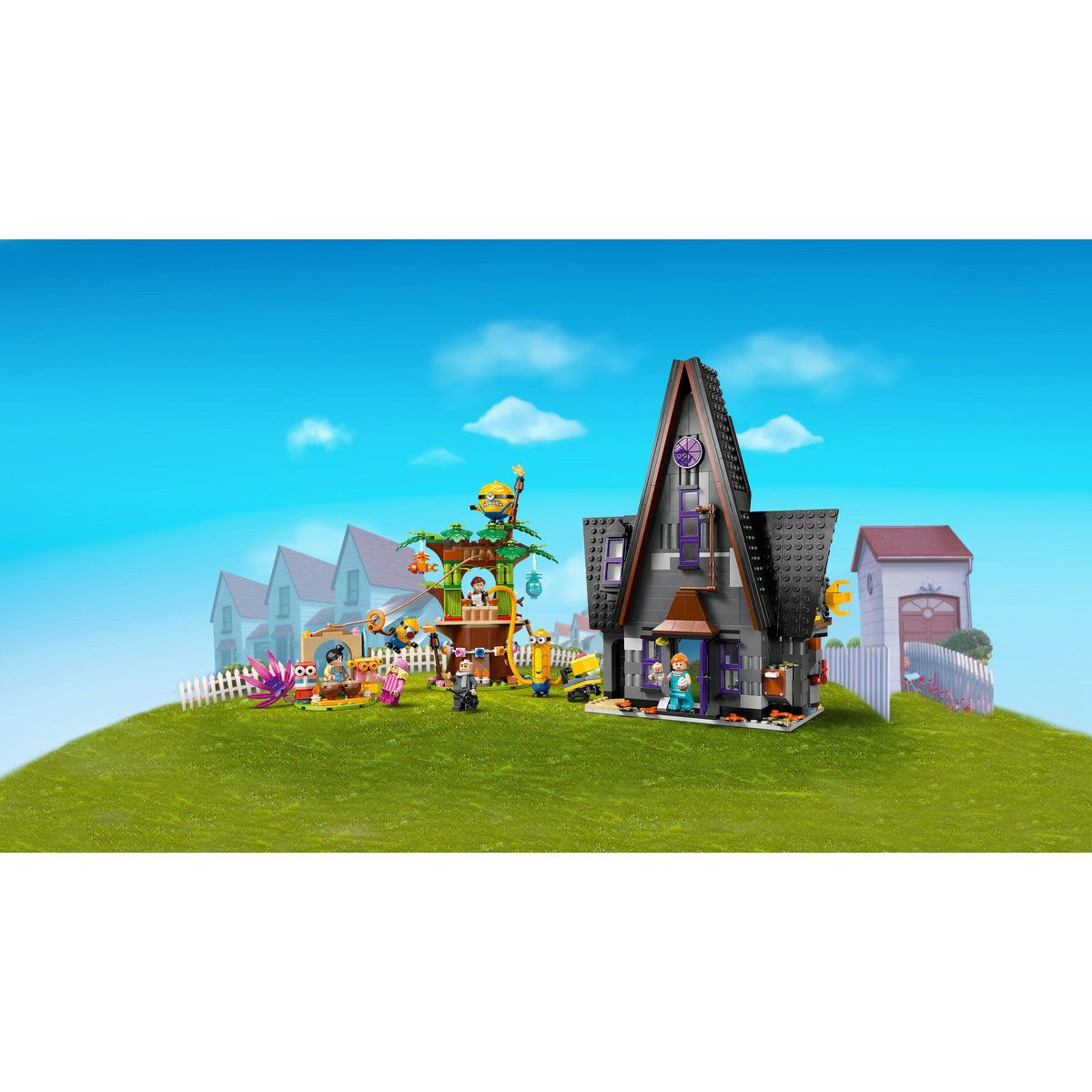 LEGO DESPICABLE ME4 RESEDINTA DE FAMILIE A LUI GRU SI A MINIONILOR 75583