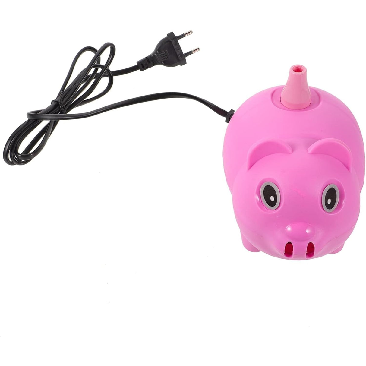 Pompa Electrica Pentru Umflat Baloane, 380 W, din Plastic, Model Porc, Roz - vivimall.ro