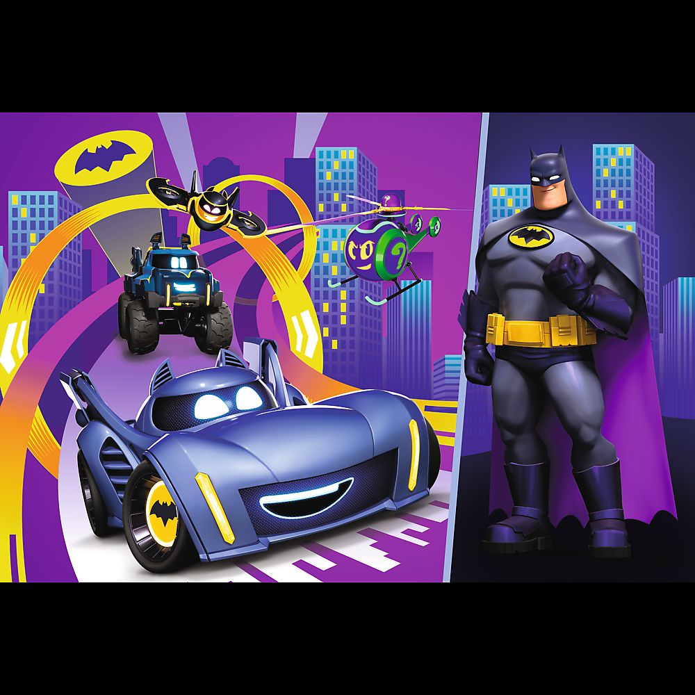 PUZZLE TREFL 60 BATMAN SI VEHICULELE LUI