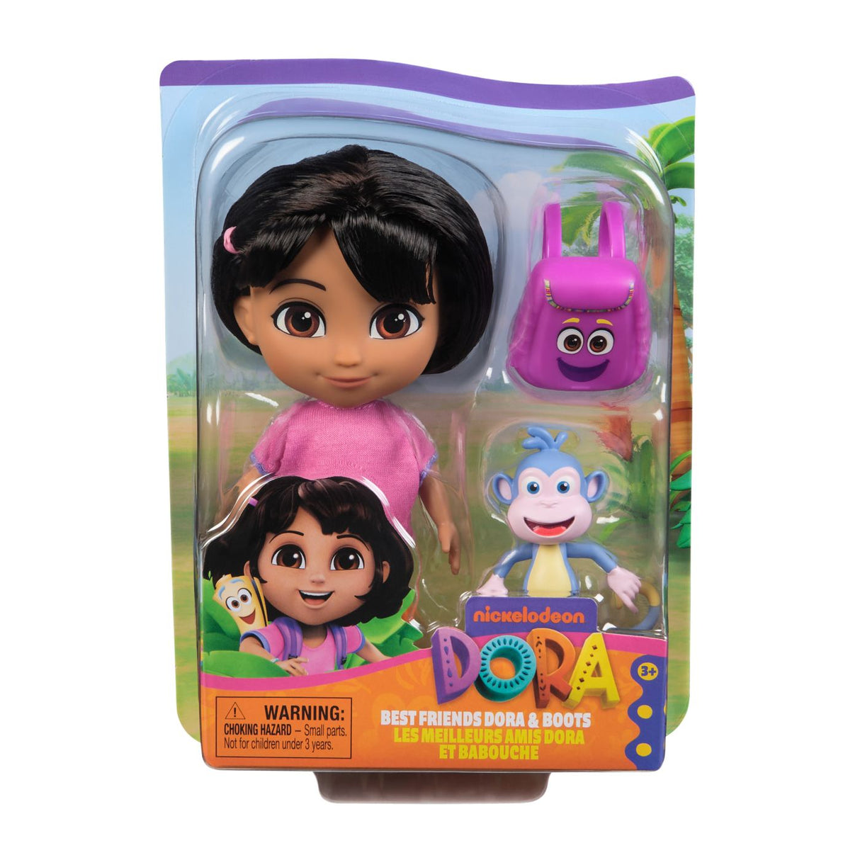 DORA SET CEI MAI BUNI PRIETENI PAPUSA DORA SI BOOTS CU ACCESORII