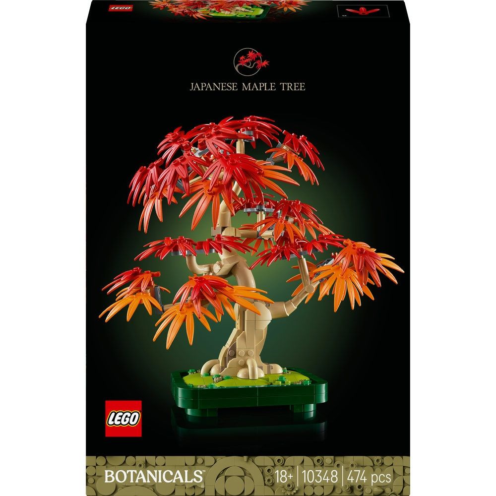 LEGO BOTANICALS BONSAI DE ARTAR JAPONEZ ROSU 10348