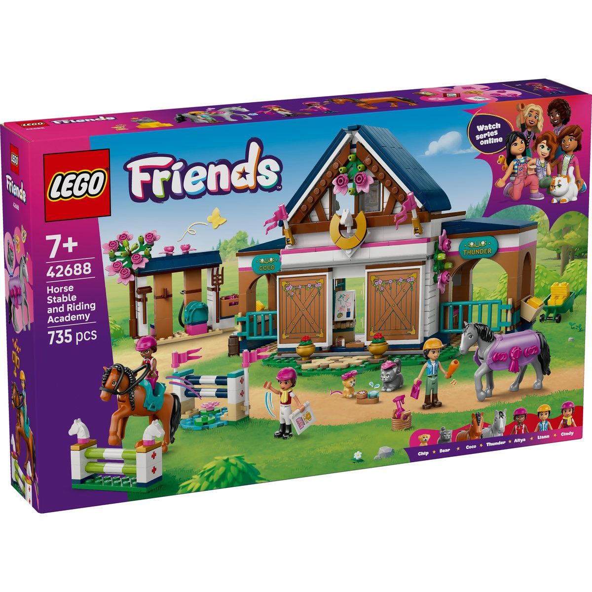LEGO FRIENDS GRAJD DE CAI SI ACADEMIE DE ECHITATIE 42688