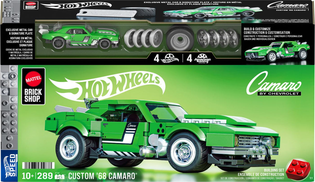 HOT WHEELS SPEED SERIES SET DE CONSTRUCTII CAMARO BY CHEVROLET 1968