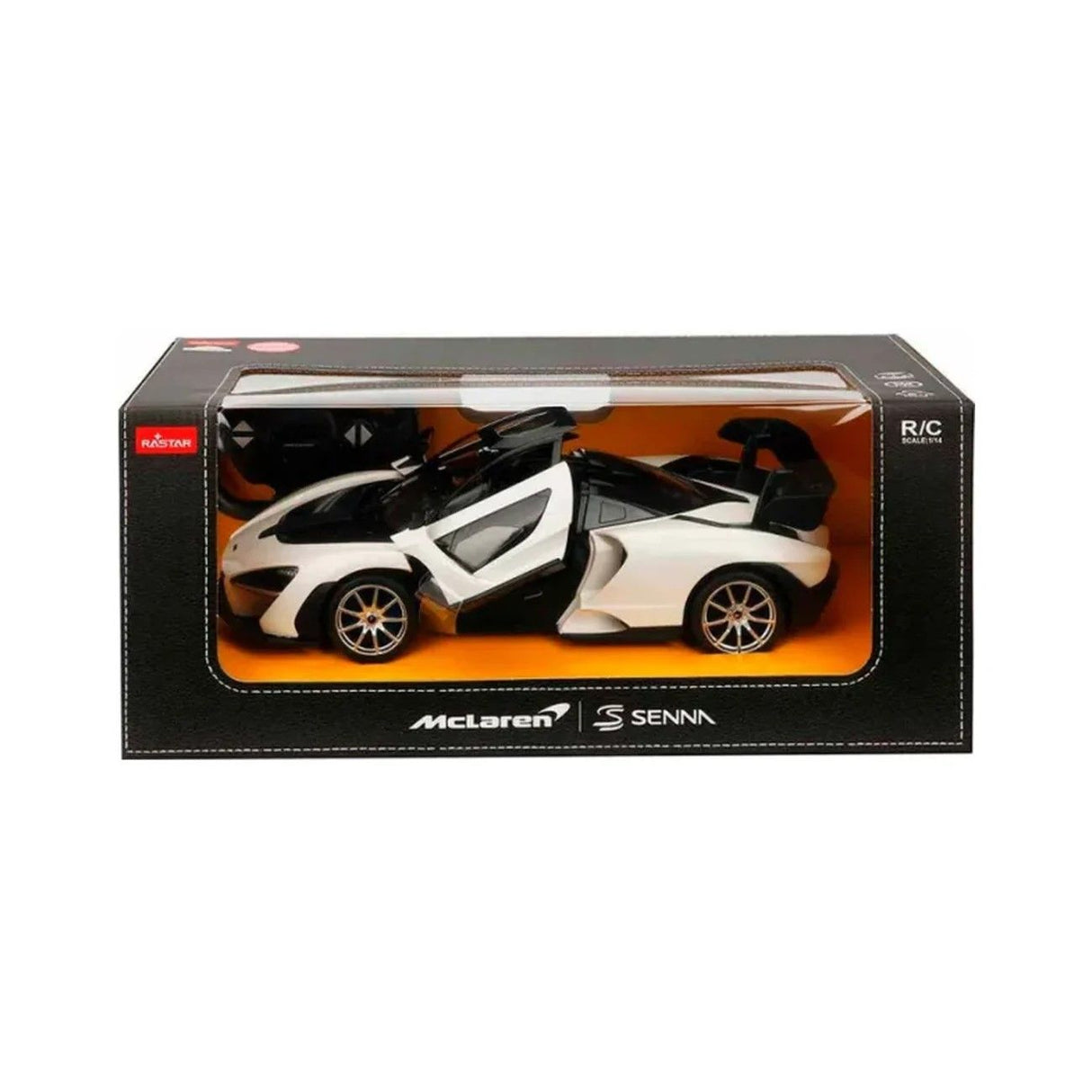 MASINA CU TELECOMANDA MCLAREN SENNA ALB SCARA 1 LA 14