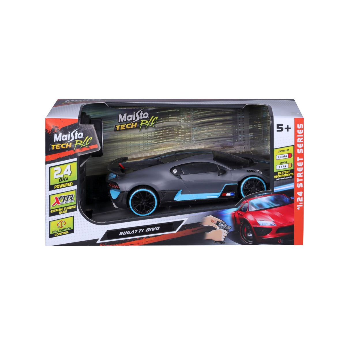 MAISTO MASINUTA CU TELECOMANDA 2.4GHz BUGATTI DIVO SCARA 1 LA 24