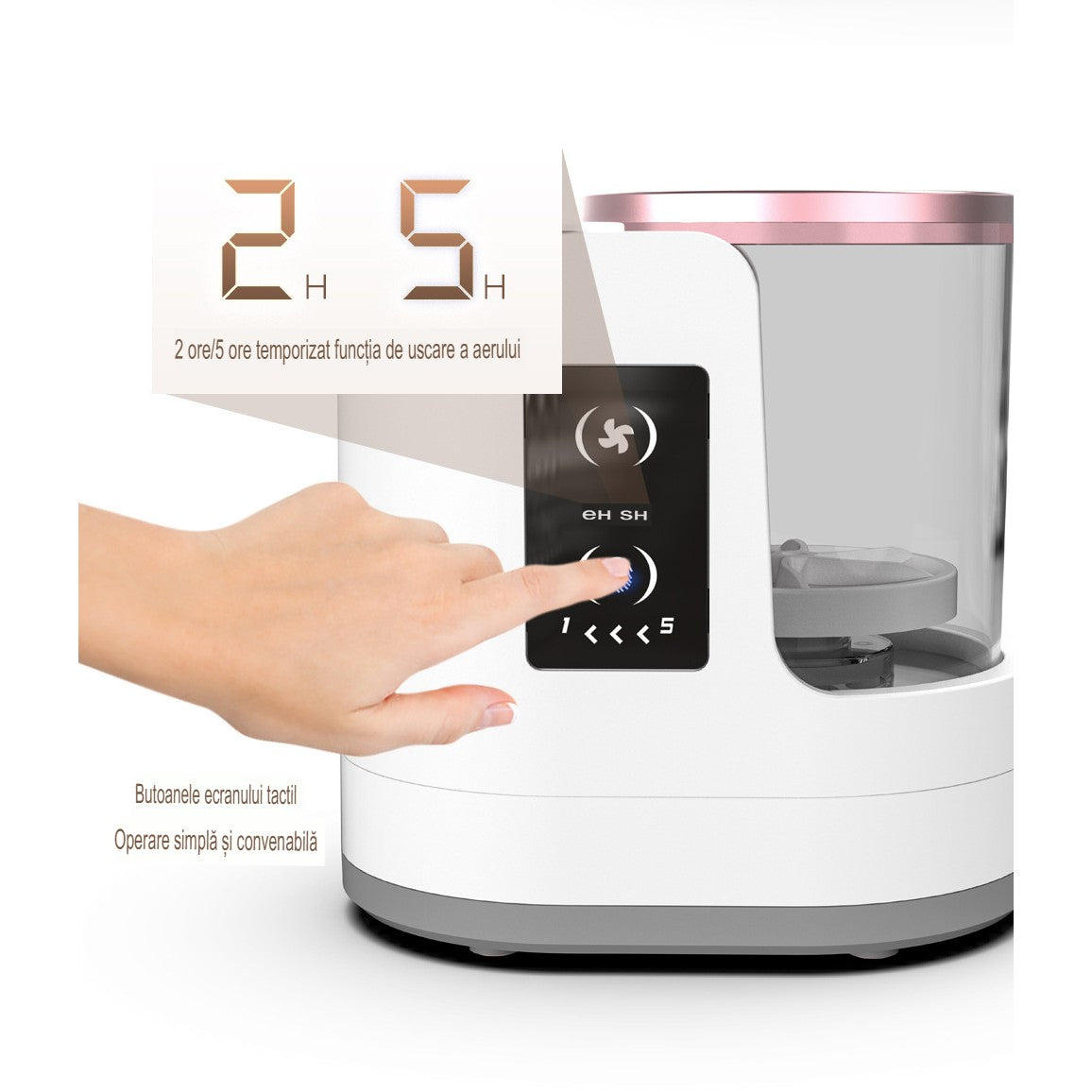 Curatator Electric Pensule Machiaj | BrushPro - vivimall.ro