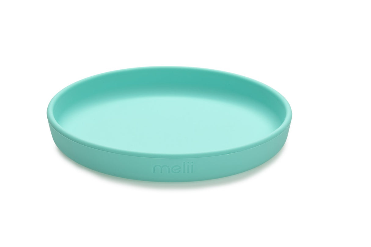 SET 3 RECIPIENTE SILICON HRANA BEBE, MELII, BLUE&LIME&MINT