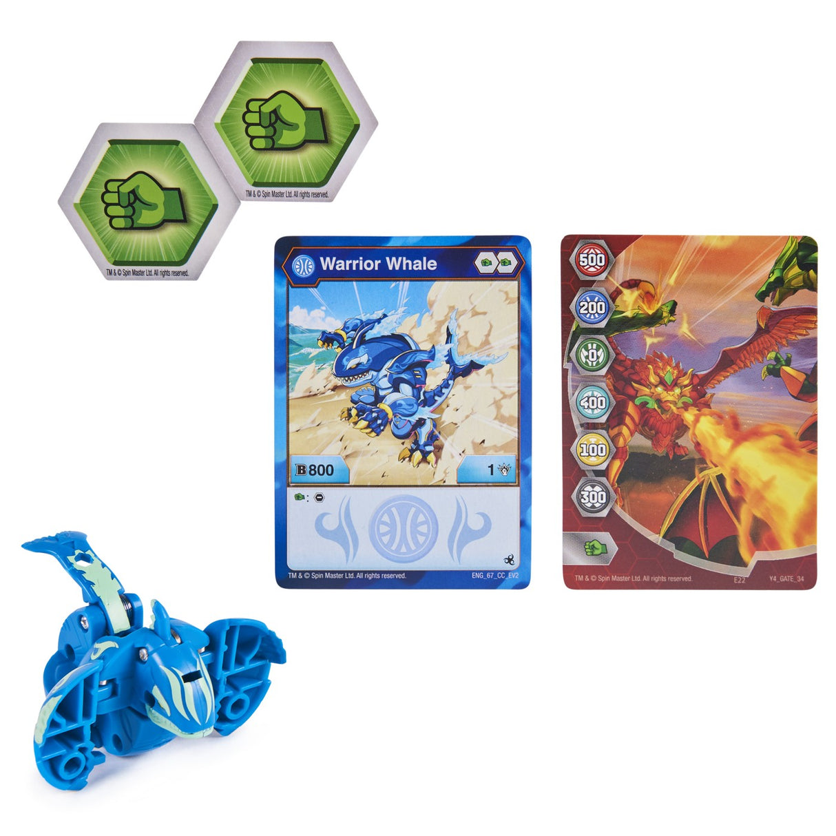 BAKUGAN S4 BILA CLASICA WARRIOR WHALE