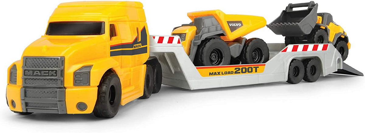 TRAILER VOLVO MACK CU BASCULANTA SI TRACTOR