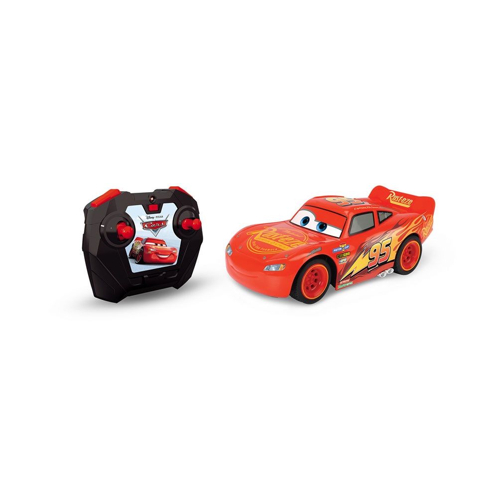 JADA CARS TURBO RACER MASINA CU TELECOMANDA FULGER MCQUEEN SCARA 1 LA 24