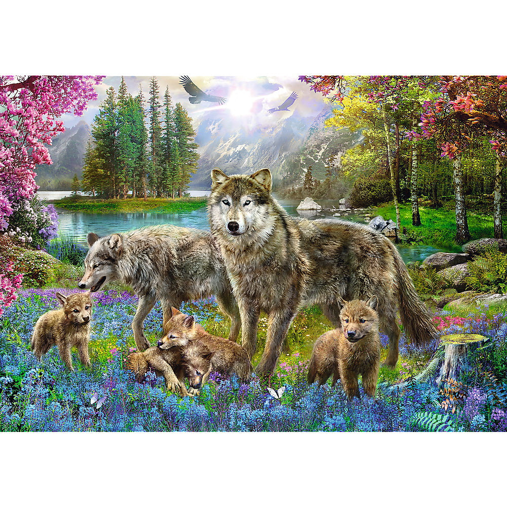 PUZZLE TREFL 1000 FAMILIE DE LUPI