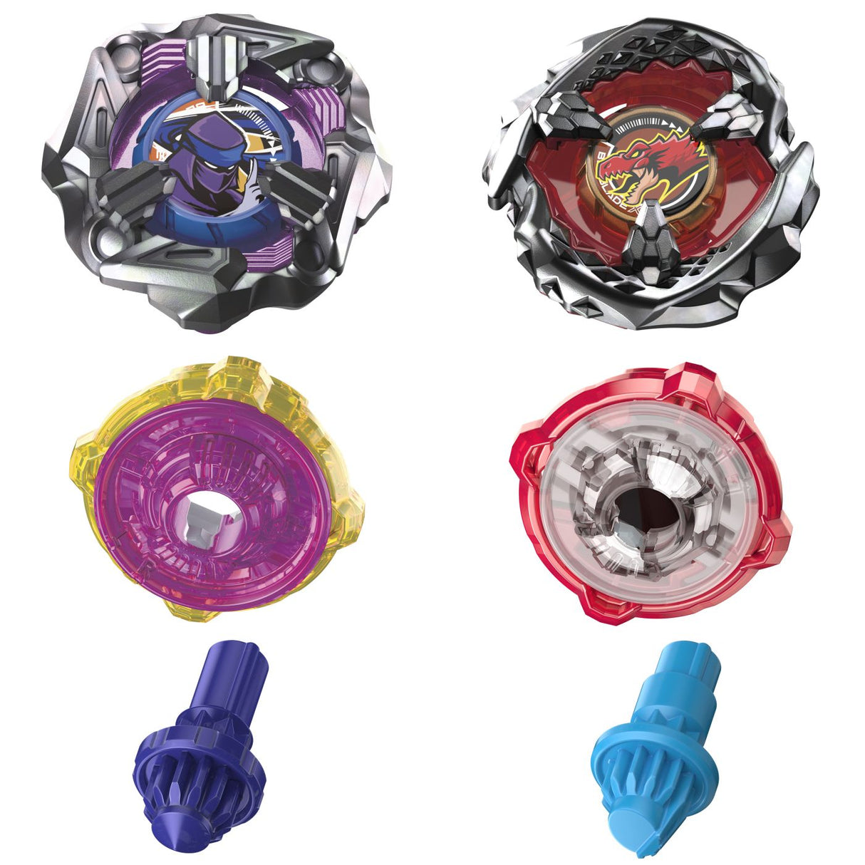 BEYBLADE X PACHET DUO BEAT TYRANNO 4-70Q SI KNIFE SHINOBI 4-80HN