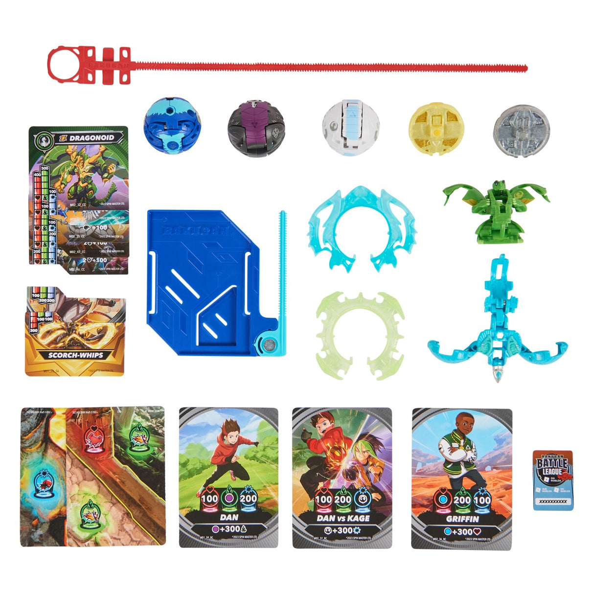 BAKUGAN SET DE LUPTA SPECIAL ATTACK VENTRI, SPECIAL ATTACK DRAGONOID TITANIUM BRUISER, TITANIUM TROX SI SMOKE