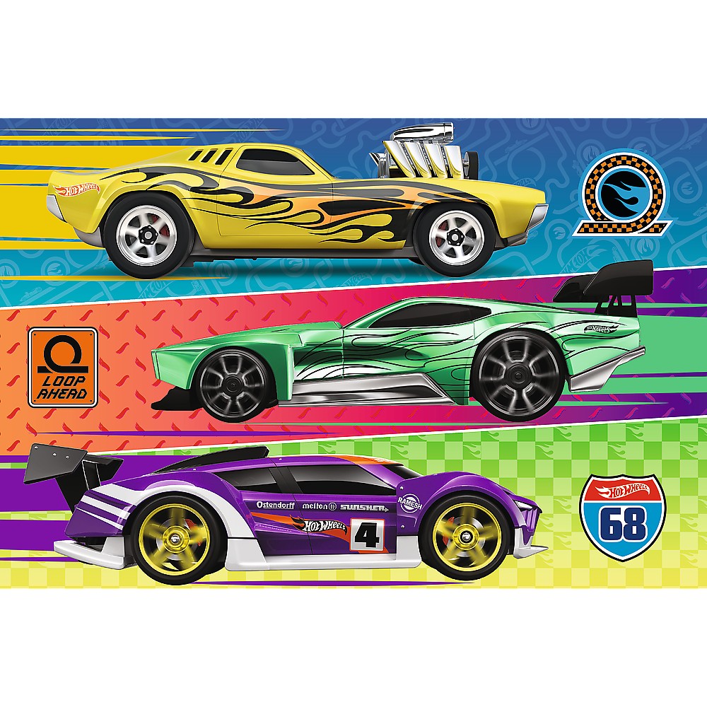 PUZZLE TREFL 60 HOT WHEELS CURSA