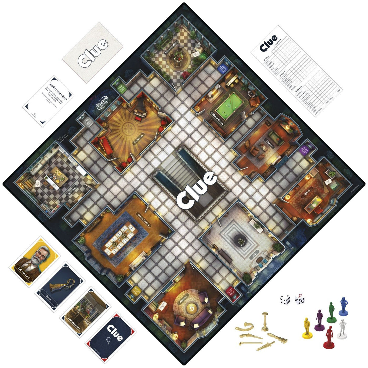 JOC DE STRATEGIE SI INVESTIGATIE CLUEDO IN LIMBA ENGLEZA