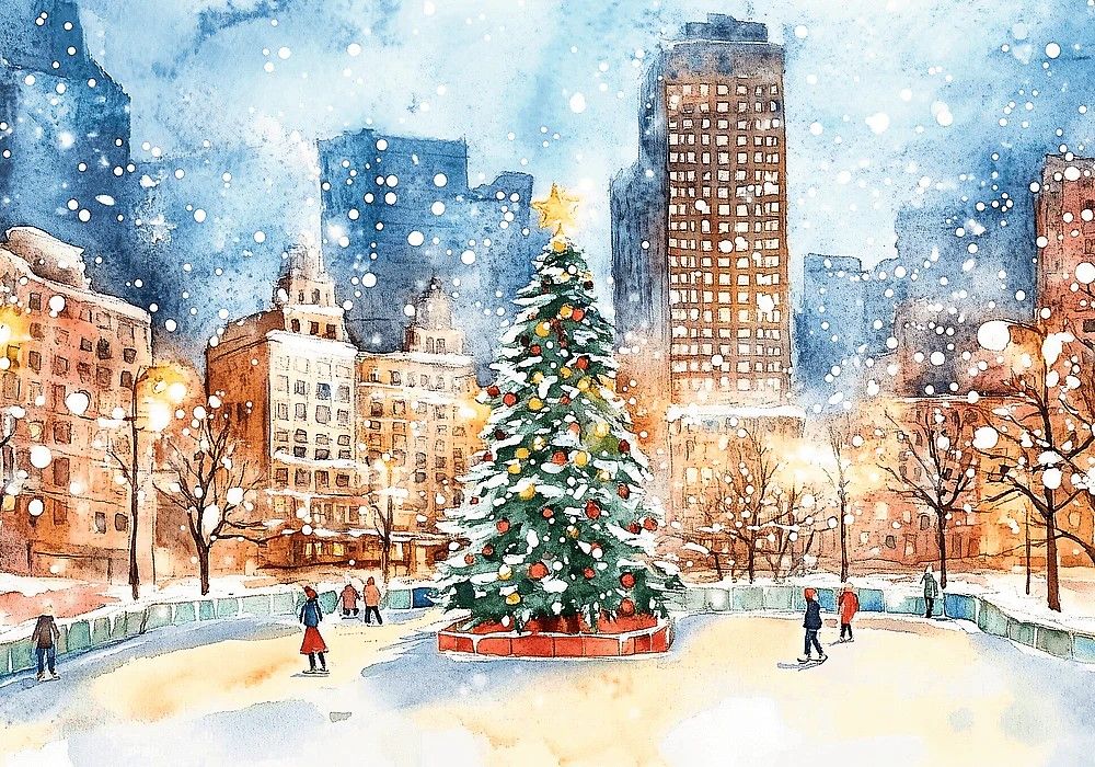 PUZZLE TREFL 1000 PREMIUM PLUS CENTRAL PARK USA WINTER WONDERLAND