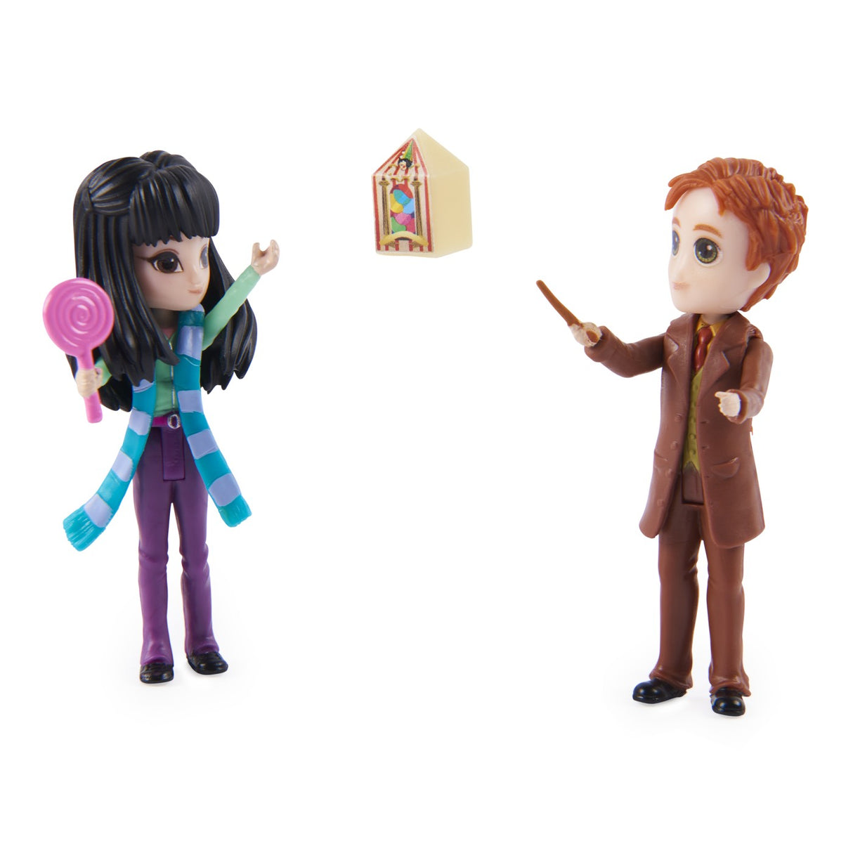 HARRY POTTER WIZARDING WORLD MAGICAL MINIS SET 2 FIGURINE CHO SI GEORGE