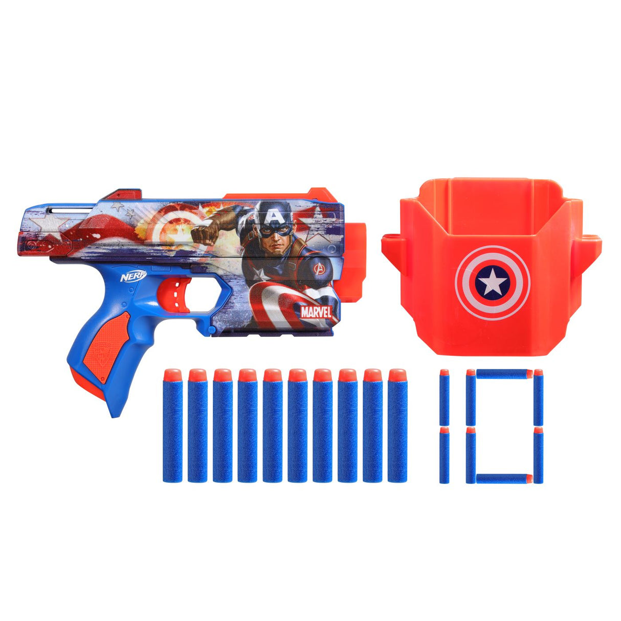 NERF BLASTER MARVEL CAPTAIN AMERICA