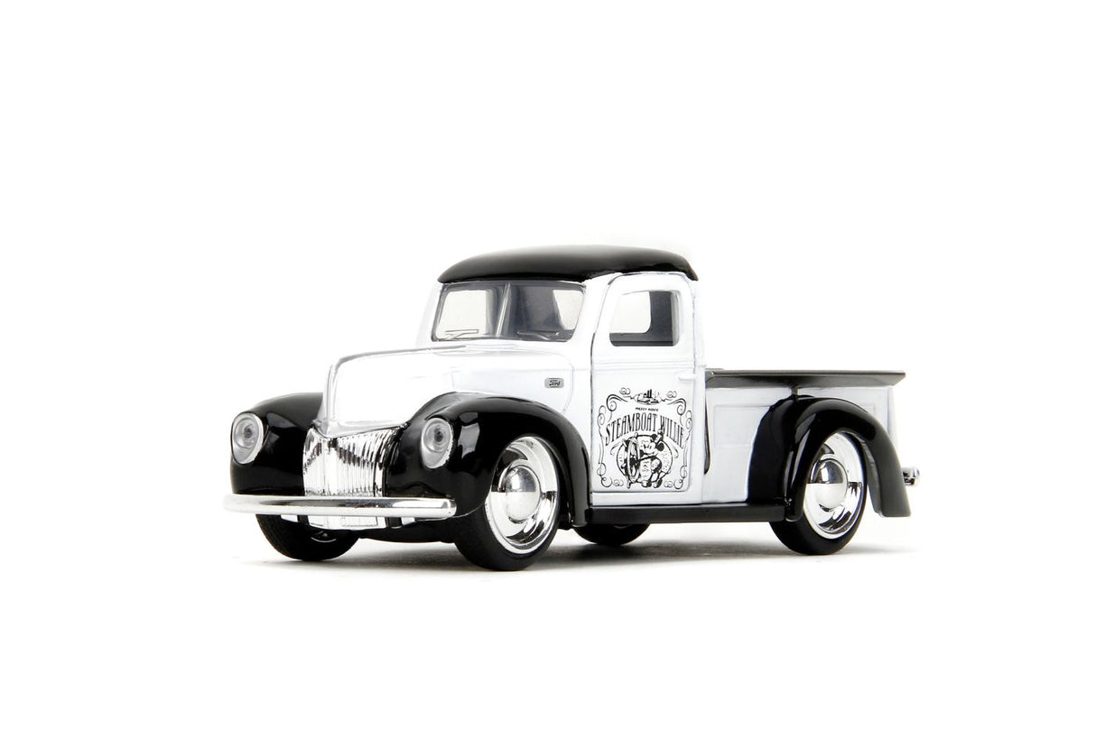 JADA DISNEY MICKEY MOUSE MASINUTA METALICA FORD PICKUP 1941 SCARA 1:32