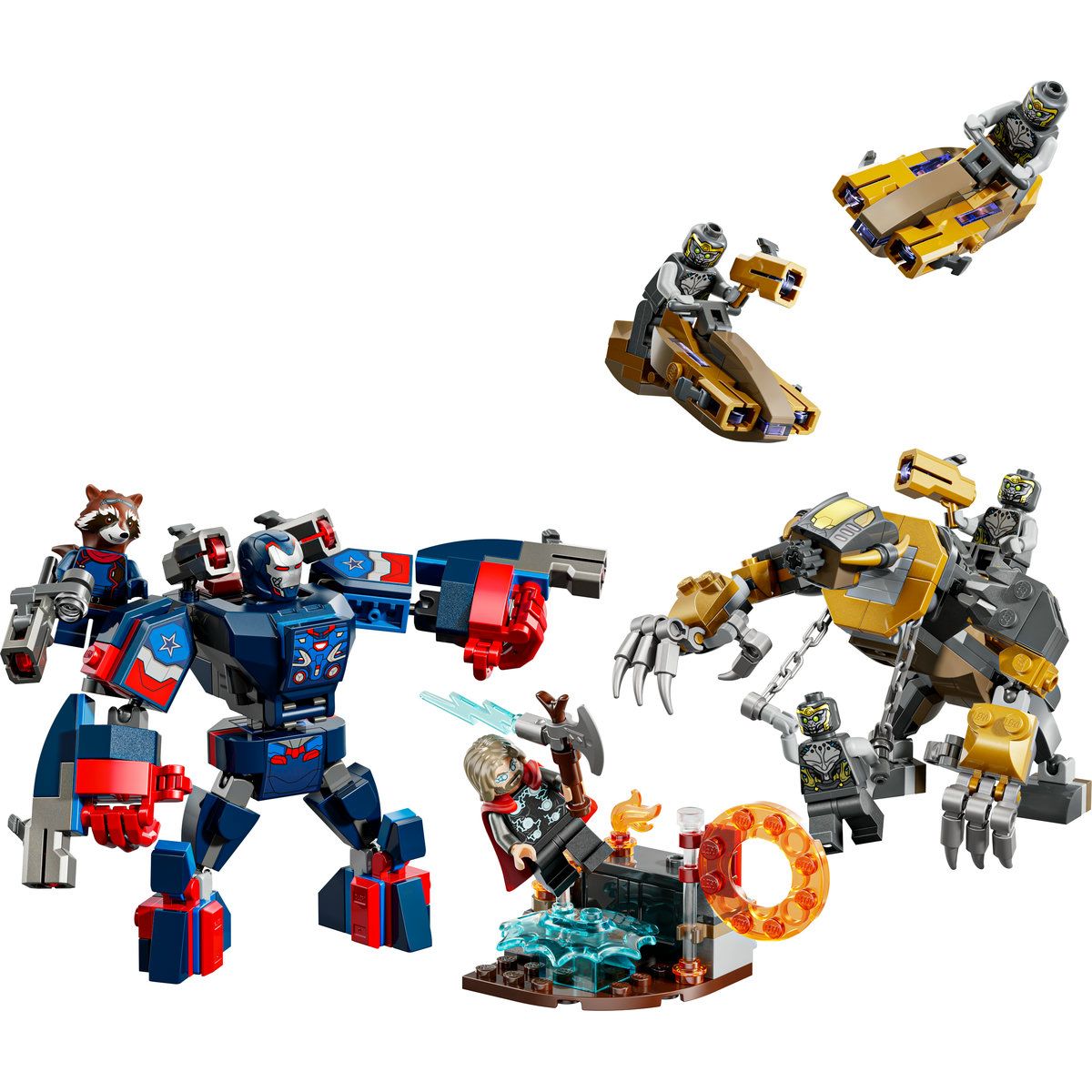 LEGO MARVEL RAZBUNATORII THOR VS CHITAURI SFARSITUL JOCULUI 76322