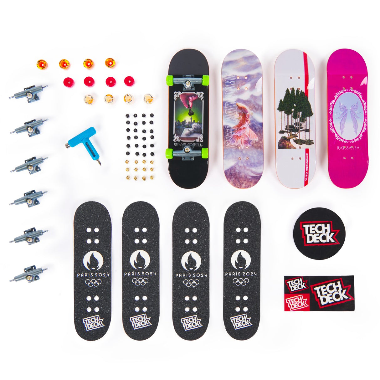 TECH DECK PACHET 4 PIESE FINGERBOARD SHAME 9.6CM