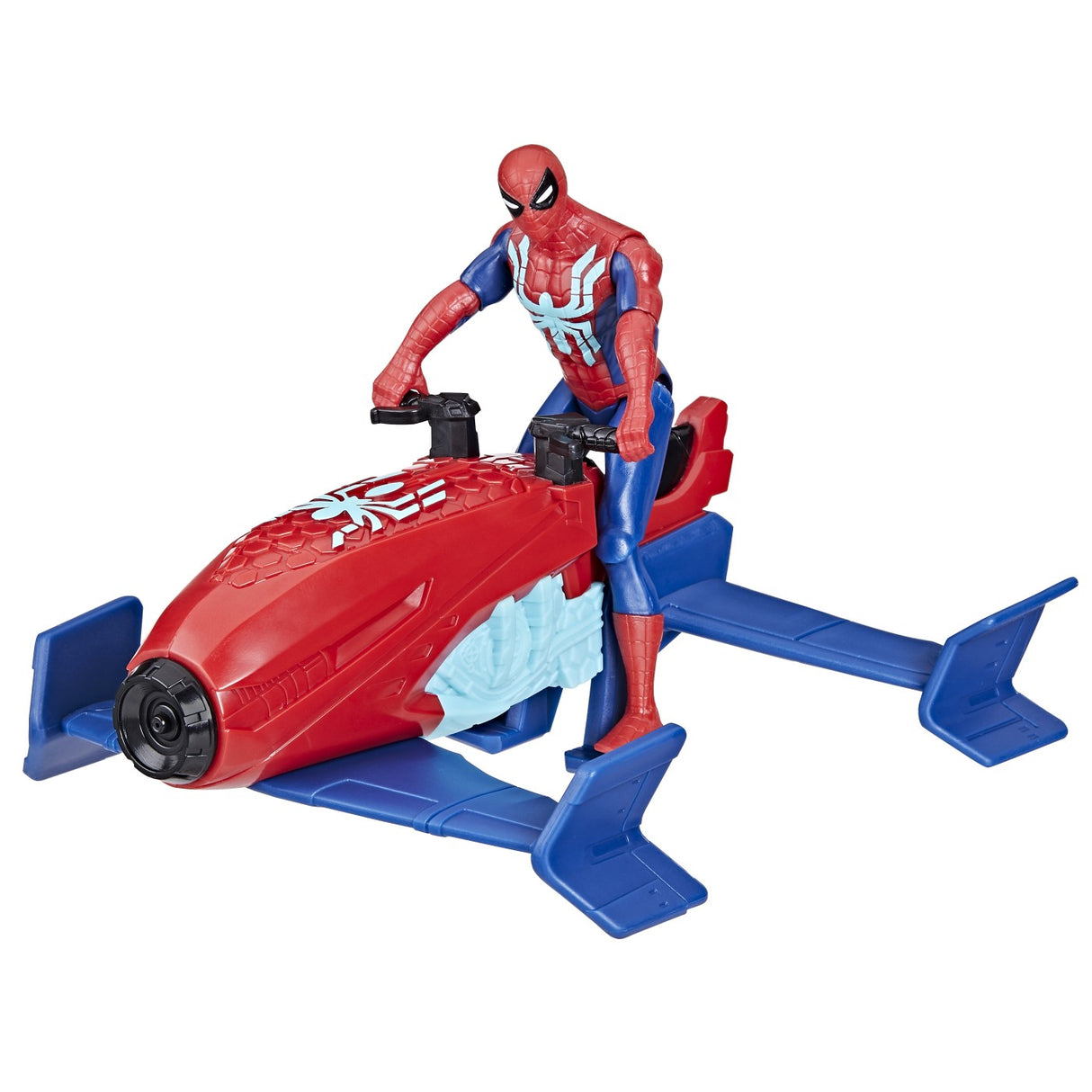 SPIDERMAN SET VEHICUL HYDRO JET SI FIGURINA SPIDER MAN 10CM