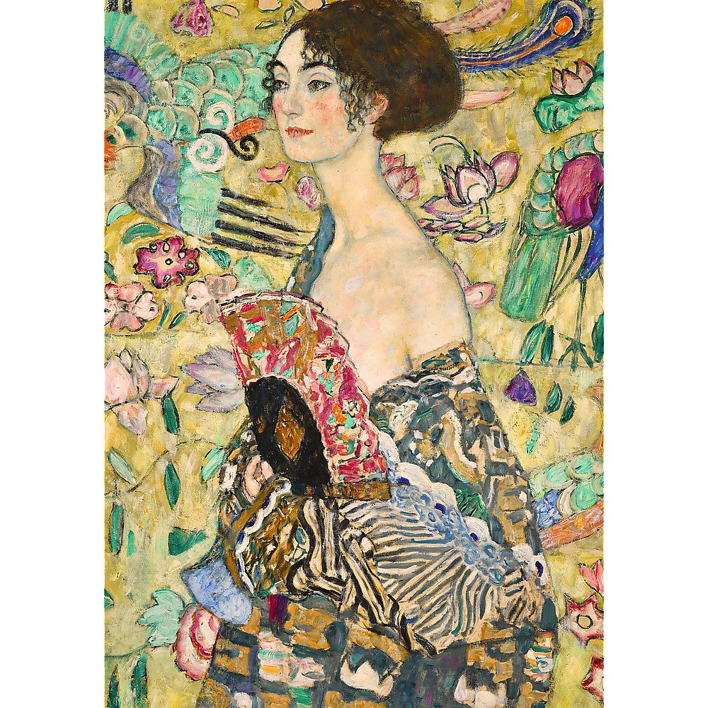 PUZZLE TREFL 1000 ART COLLECTION GUSTAV KLIMT DOAMNA CU EVANTAI
