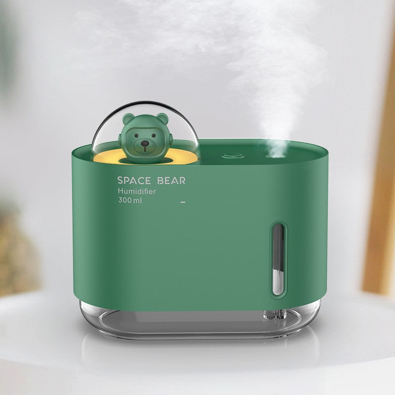 Umidificator Urs Spatial, Vivimall, 300 ml, verde - vivimall.ro