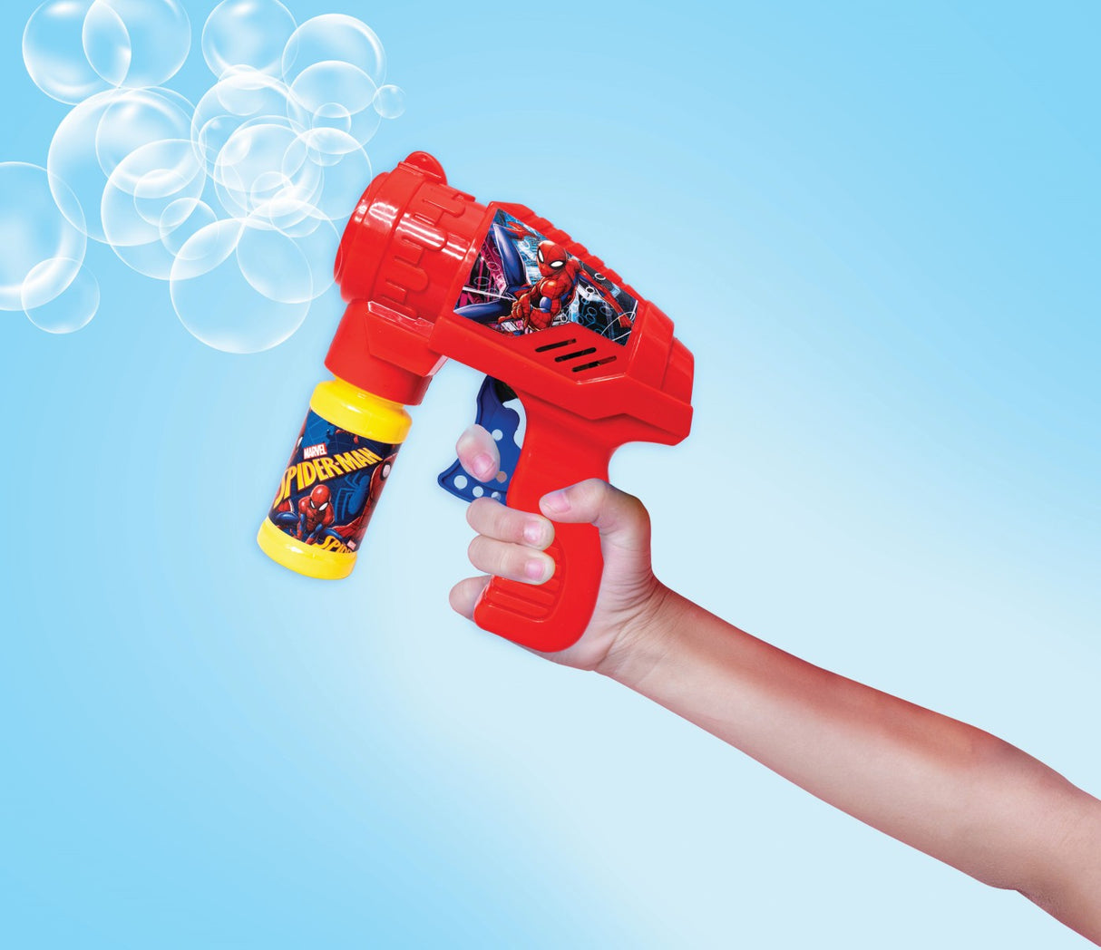 JUCARIE PISTOL DE FACUT BALOANE SPIDERMAN