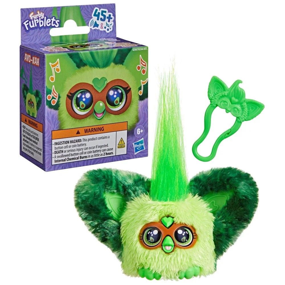 FURBY FURBLETS JUCARIE INTERACTIVA AVO KAH AVOCADO