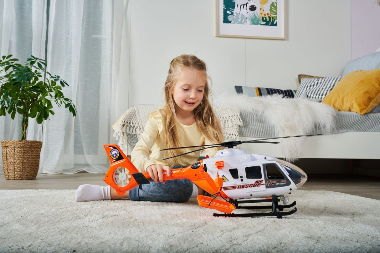 DICKIE ELICOPTER DE SALVARE MOTORIZAT CU ACCESORII 64CM