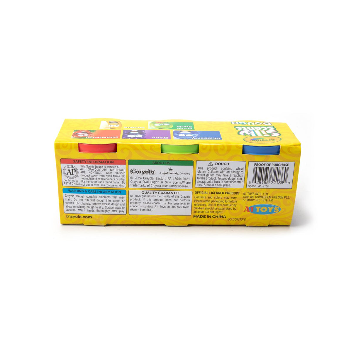 CRAYOLA SILLY SCENT SET 3 BORCANASE CU PLASTILINA PARFUMATA 142G