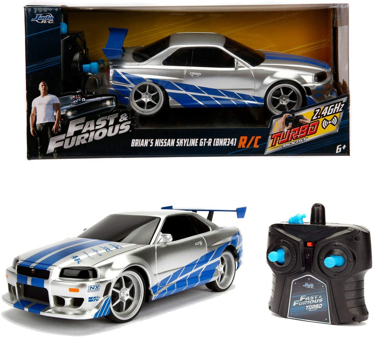 FAST&FURIOUS NISSAN SKYLINE GTR 1:24