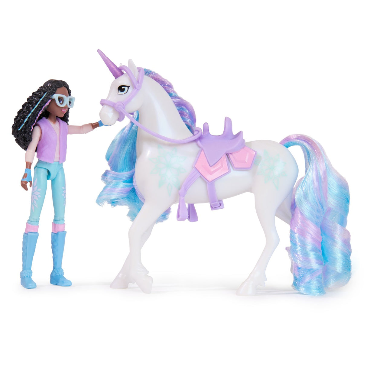UNICORN ACADEMY SET UNICORN GLACIER SI PAPUSA LAYLA