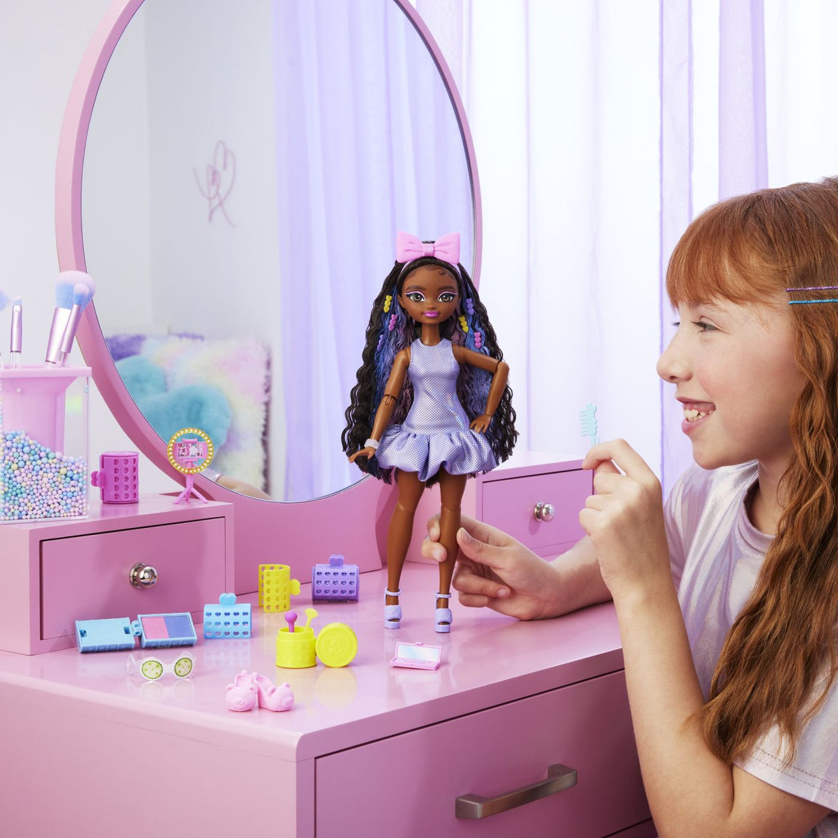 BARBIE DREAM BESTIES SET PAPUSA BARBIE BROOKLYN PREGATESTE-TE CU BARBIE