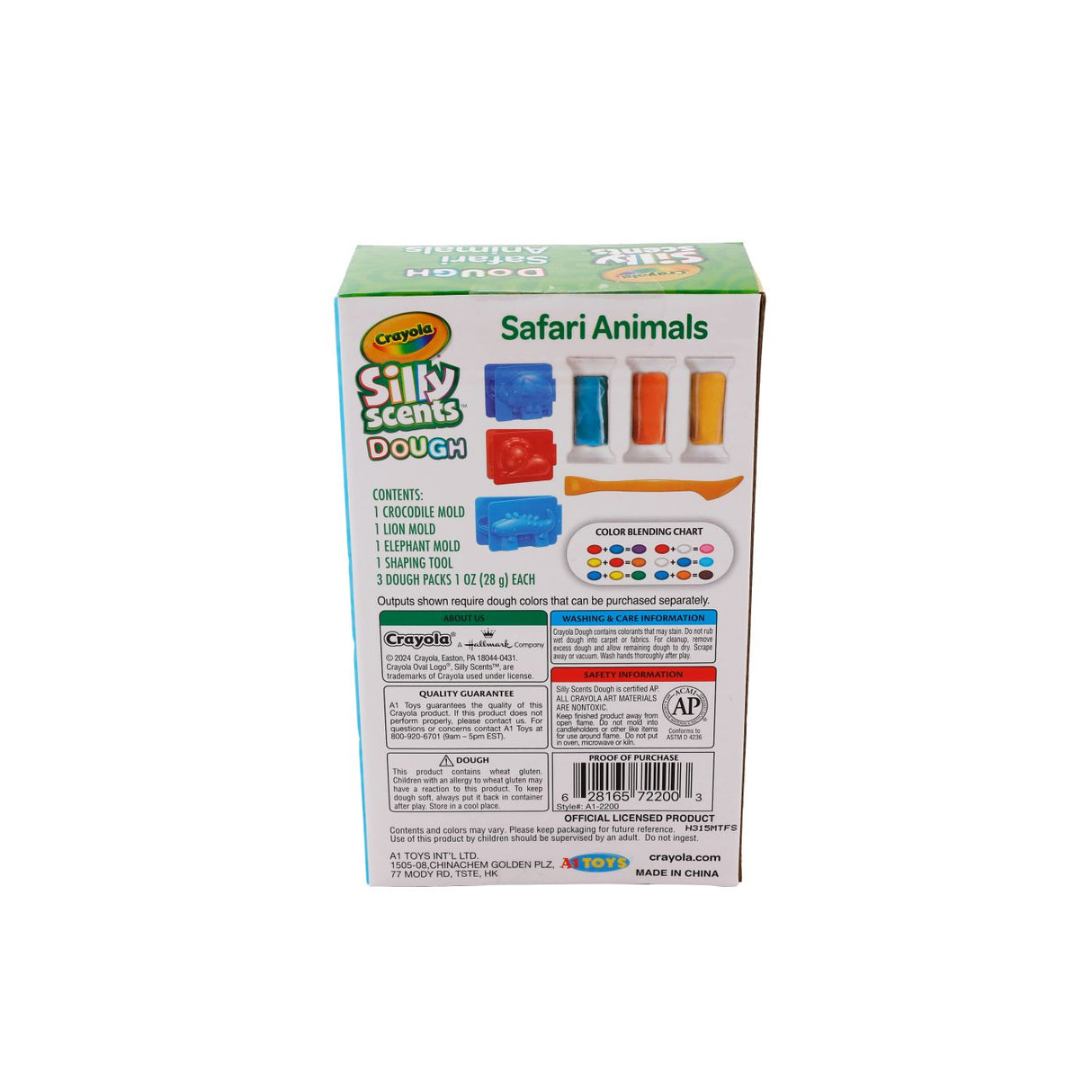 CRAYOLA SILLY SCENTS SET MIC ANIMALELE DIN SAFARI CU ACCESORII