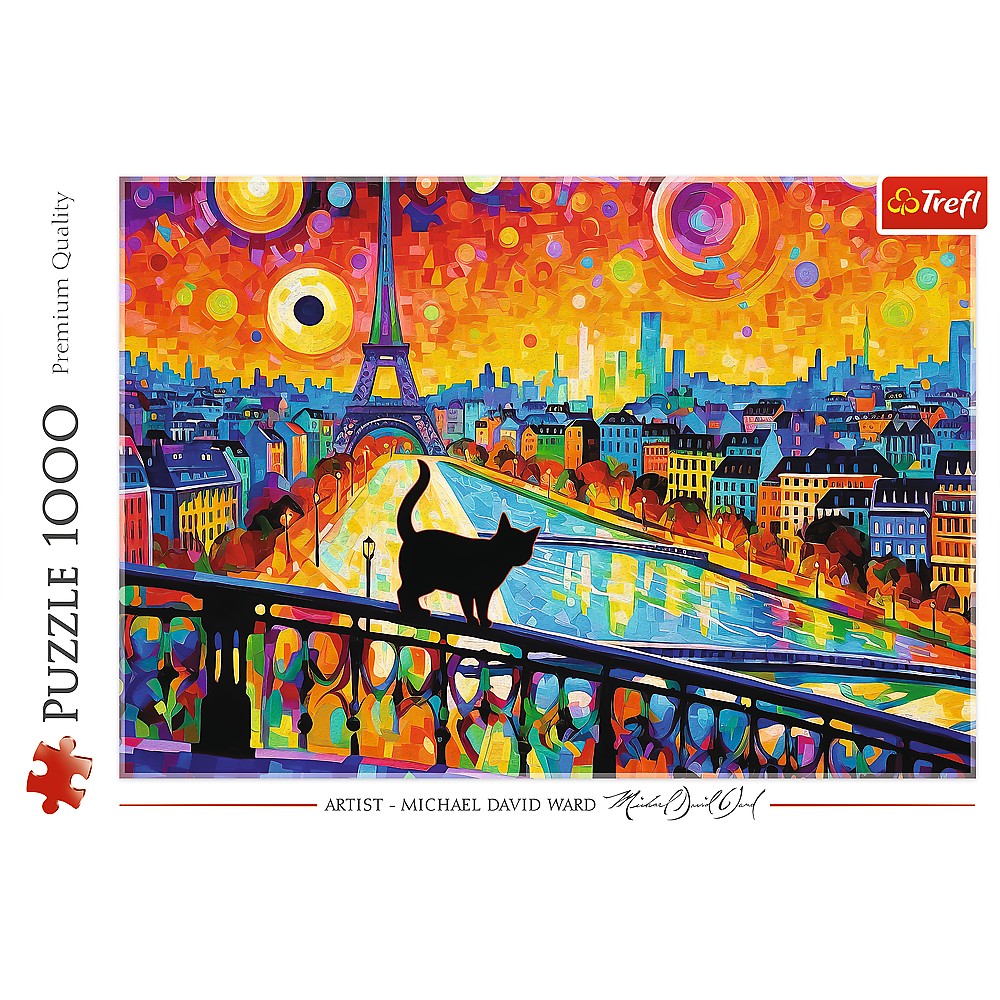 PUZZLE TREFL 1000 PISICA DIN PARIS
