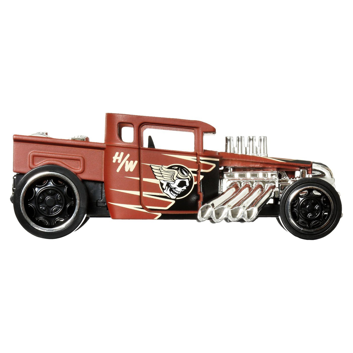 HOT WHEELS MASINUTA METALICA CU SISTEM PULL BACK BONE SHAKER MUSCLE MANIA SCARA 1 LA 43