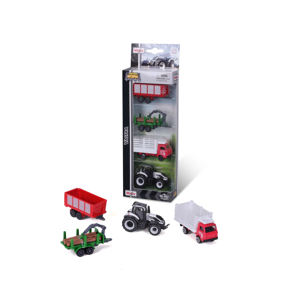 MAISTO SET 4 UTILAJE AGRICOLE VALTRA