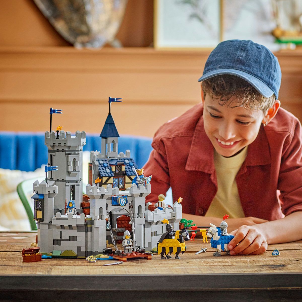 LEGO CREATOR CASTEL MEDIEVAL CU CAI SI CAVALERI 31168