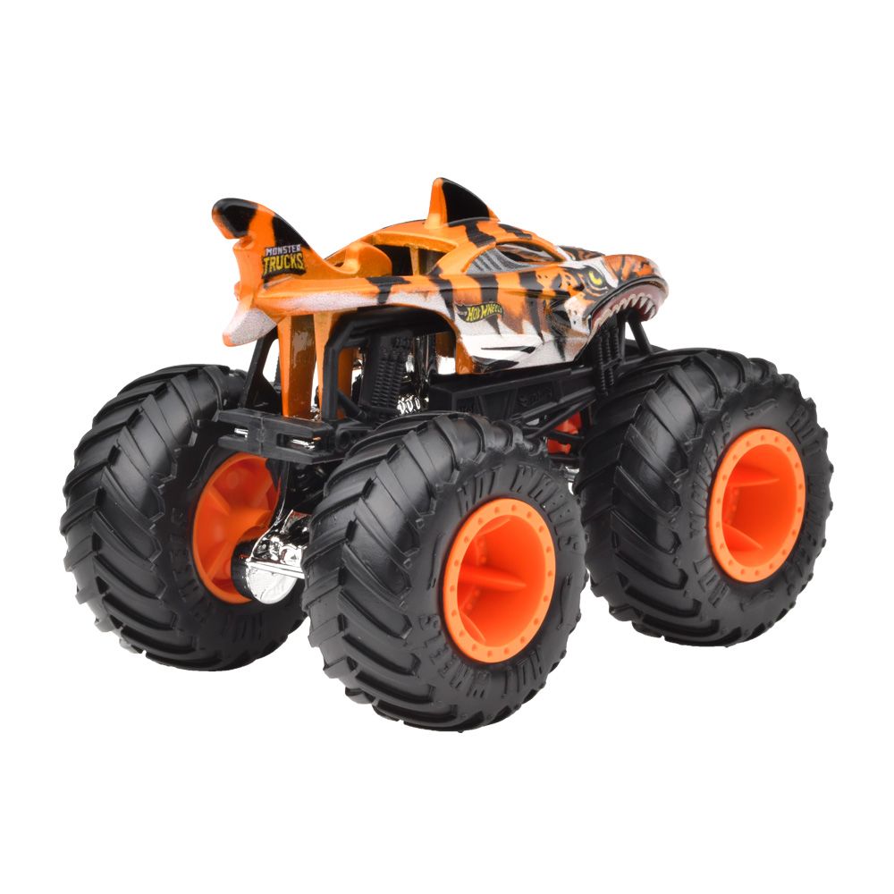 HOT WHEELS MONSTER TRUCK MASINUTA TIGER SHARK SCARA 1:64