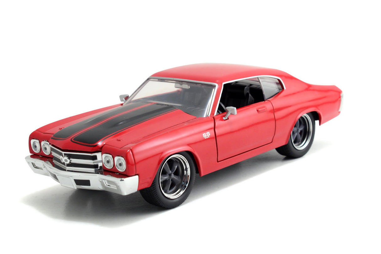 MASINUTA METALICA FAST AND FURIOUS 1970 CHEVY CHEVELLE SCARA 1 LA 24