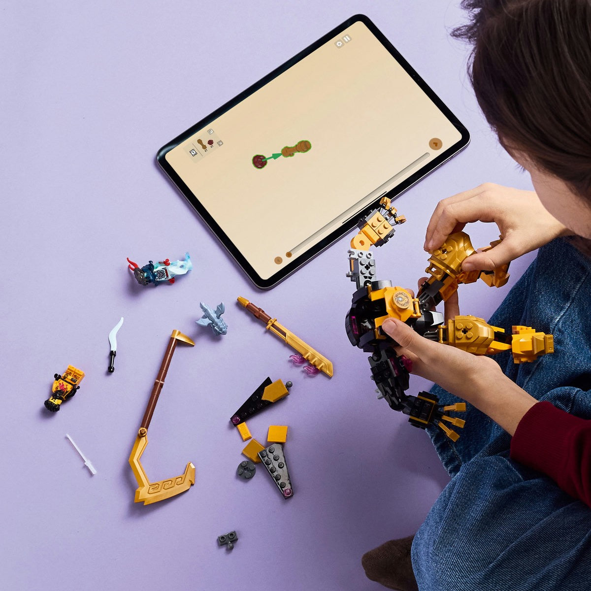 LEGO NINJAGO ROBOTUL DE LUPTA SPINJITZU A LUI ARIN 71839