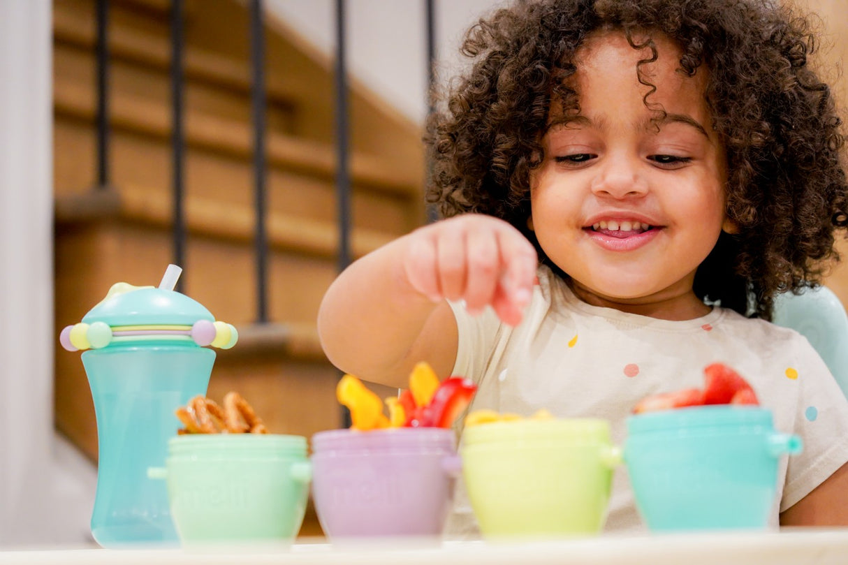 SET 4 RECIPIENTE PLASTIC SNAP&GO, MELII, 118 ML