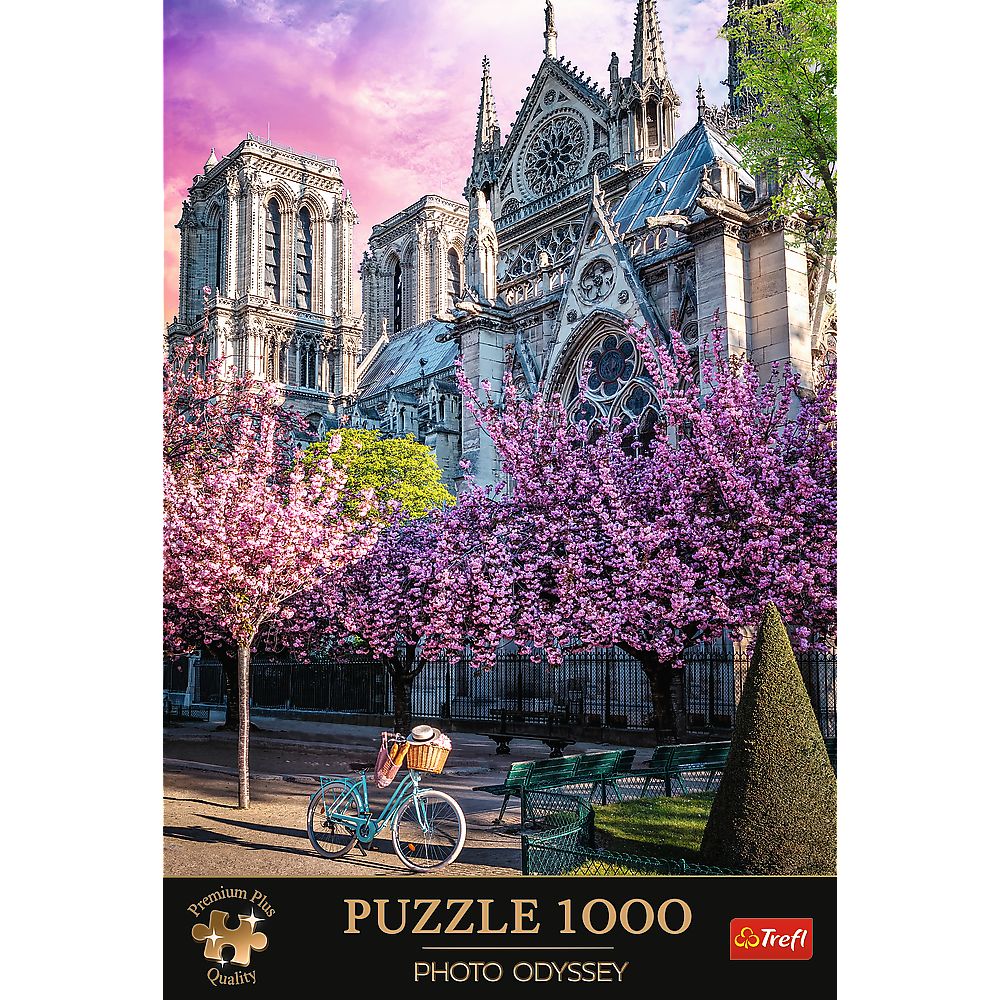 PUZZLE TREFL 1000 PREMIUM PLUS PHOTO ODYSSEY CATEDRALA NOTRE DAME PARIS