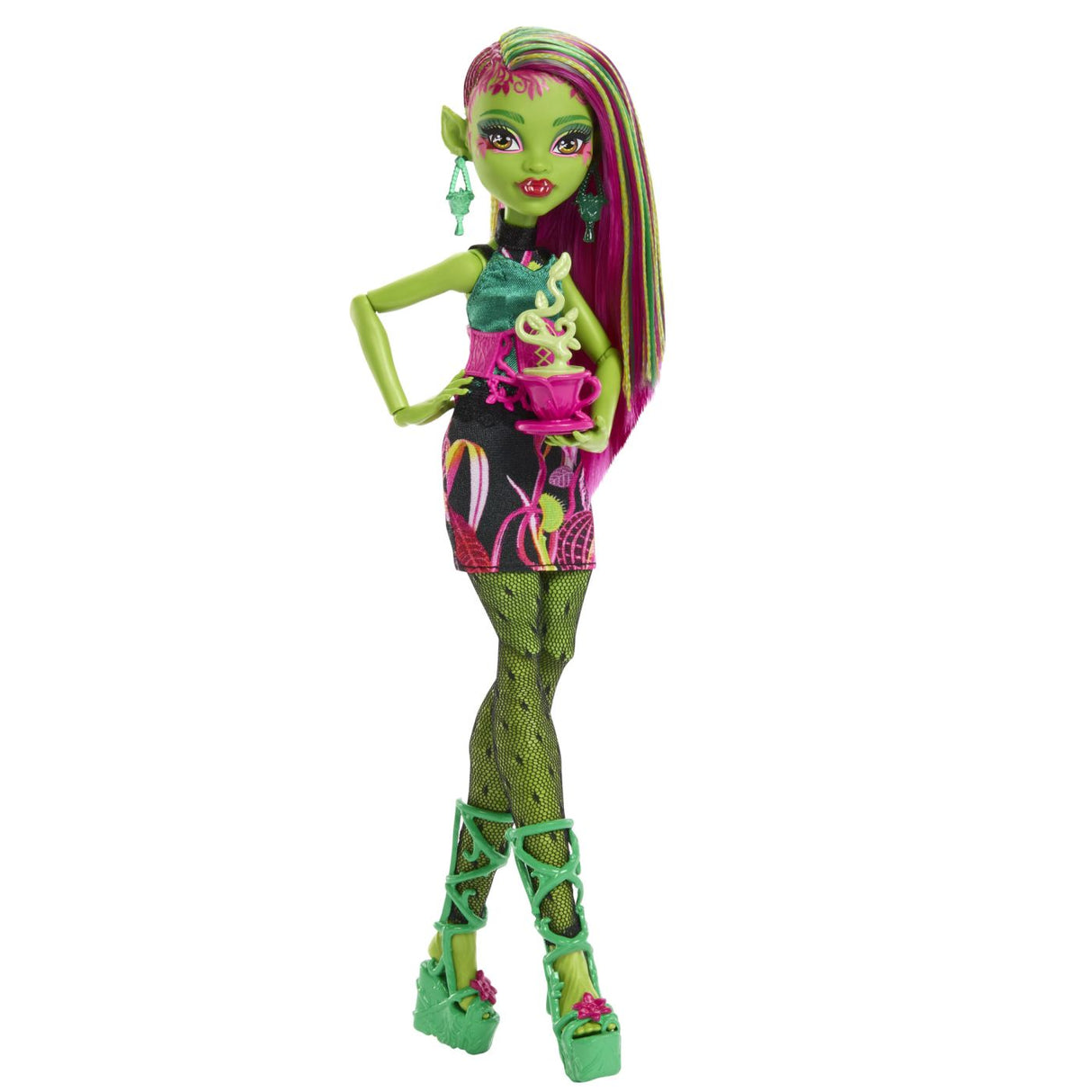 MONSTER HIGH GRADINA DE LA MIEZUL NOPTII PAPUSA VENUS MCFLYTRAP