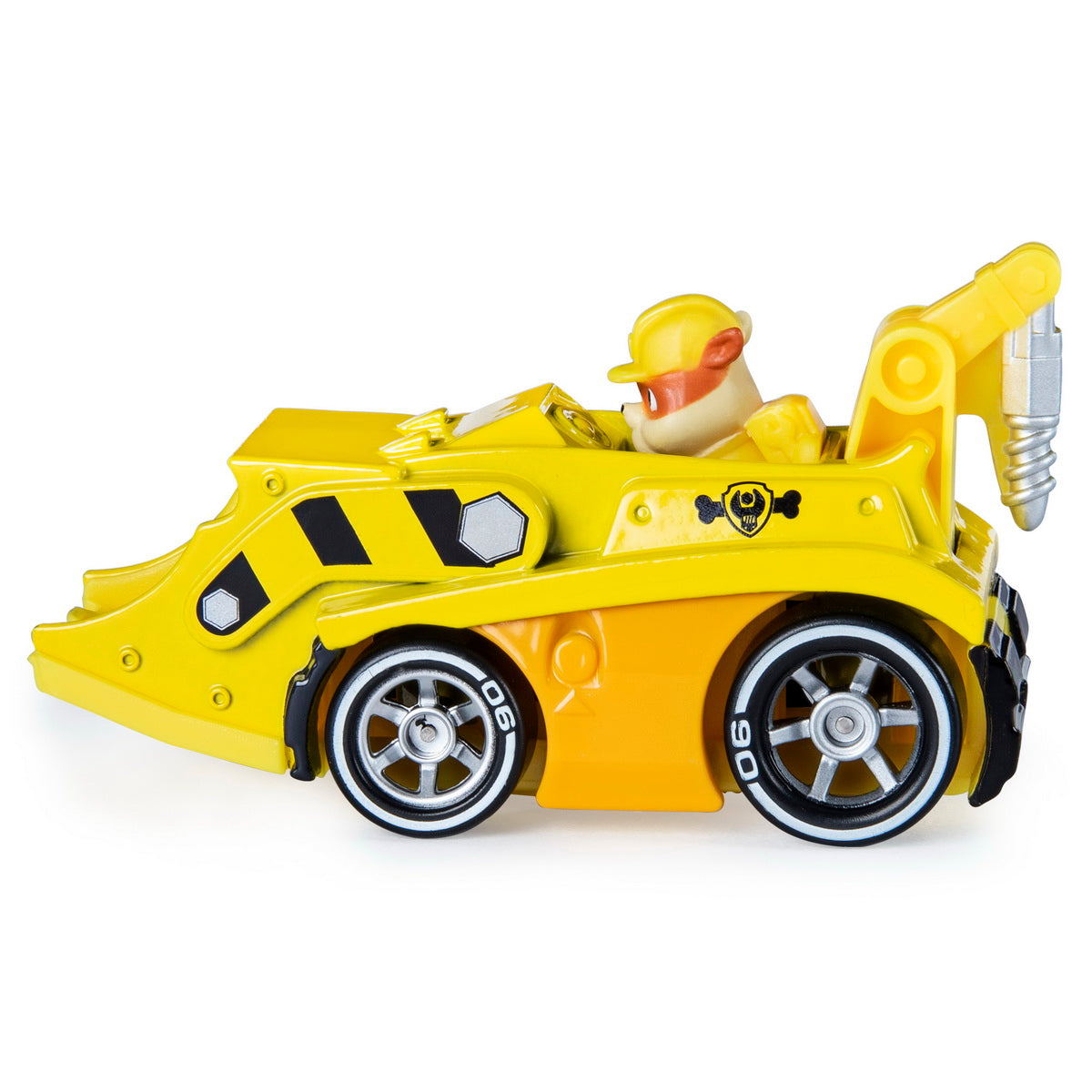 PATRULA CATELUSILOR MACHETA METALICA RUBBLE CU EXCAVATOR