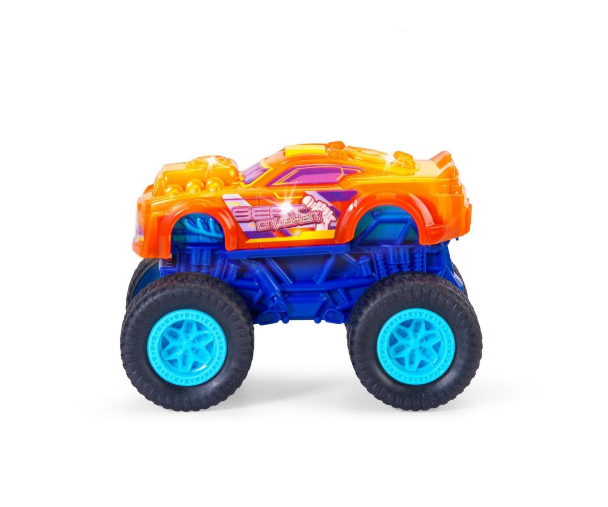 DICKIE MASINA DE TEREN BEAT CRUSHER CU LUMINI SI SUNETE 17CM