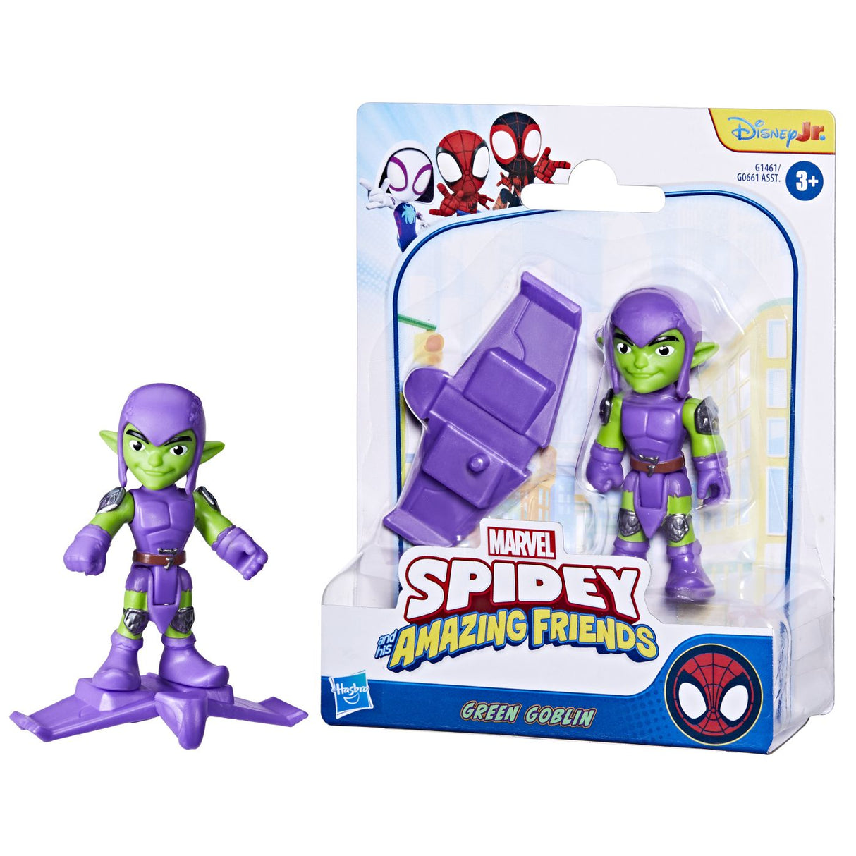 SPIDEY SI PRIETENII LUI UIMITORI MARVEL SET FIGURINA GREEN GOBLIN SI ACCESORII