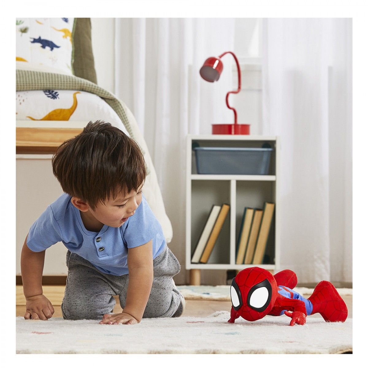 SPIDEY SI PRIETENII LUI UIMITORI MARVEL FIGURINA SPIDEY DE PLUS INTERACTIVA